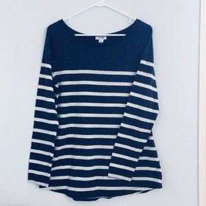 Nautical Striped Long-Sleeve Shirt